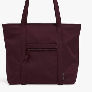 Vera Bradley Purple Tote Bag Spacious and Functional